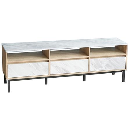 ตู้วางทีวี INHOME TV1543 150 ซม. สีโซลิดโอ๊ค/มาร์เบิ้ล_0