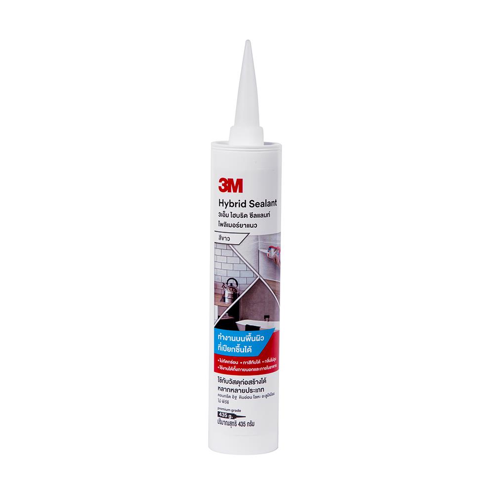 โพลิเมอร์ยาแนว 3M HYBRID&SEALANT 435 ก. สีขาว