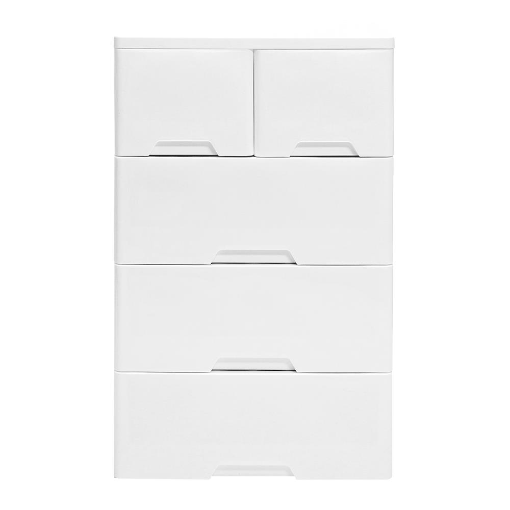 ตู้ลิ้นชัก 4 ชั้นทึบ STACKO NEAT 65x46x105 ซม. สีขาว