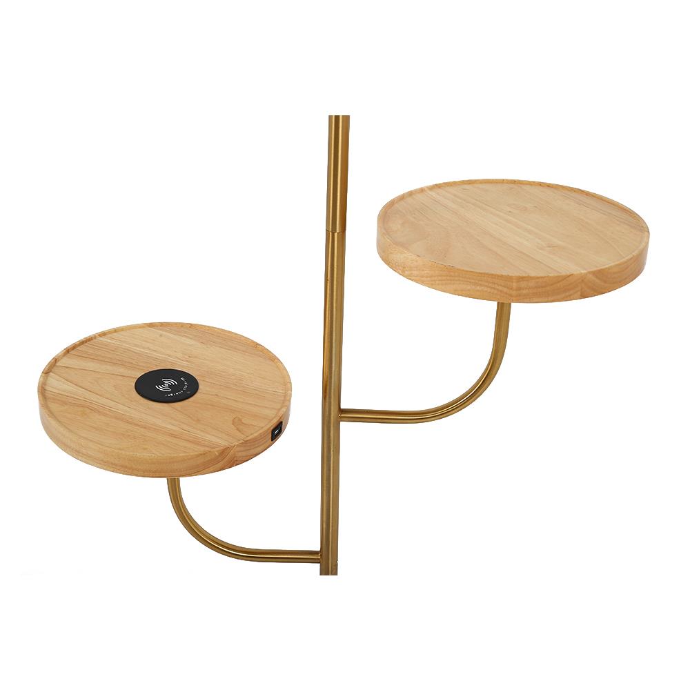 ไฟตั้งพื้น CARINI YJ202032 สีขาว/ทองเหลืองรมดำ/ดำ