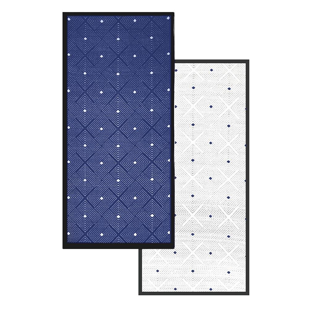 เสื่ออเนกประสงค์ PDM BRAND EASE 90x200 ซม. สีน้ำเงิน-ขาว