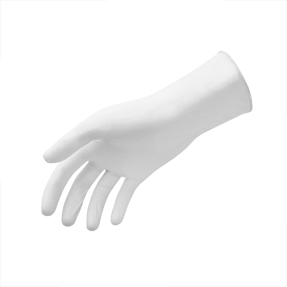 ถุงมือยางไนไตร PARAGON สีขาว SIZE M แพ็ก 100 ชิ้น