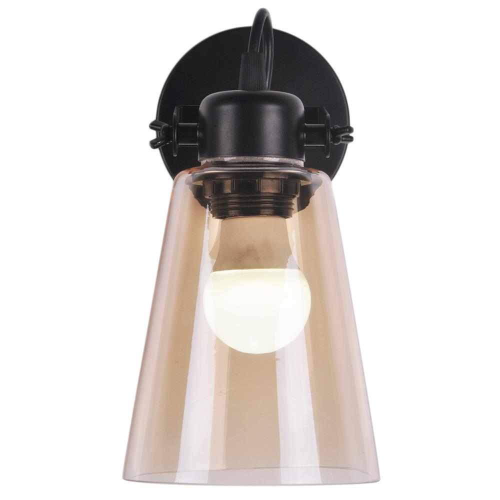 ไฟกิ่งภายใน CARINI 5004-1W สีบรอนซ์ประกายทอง/ดำ 1 หัว