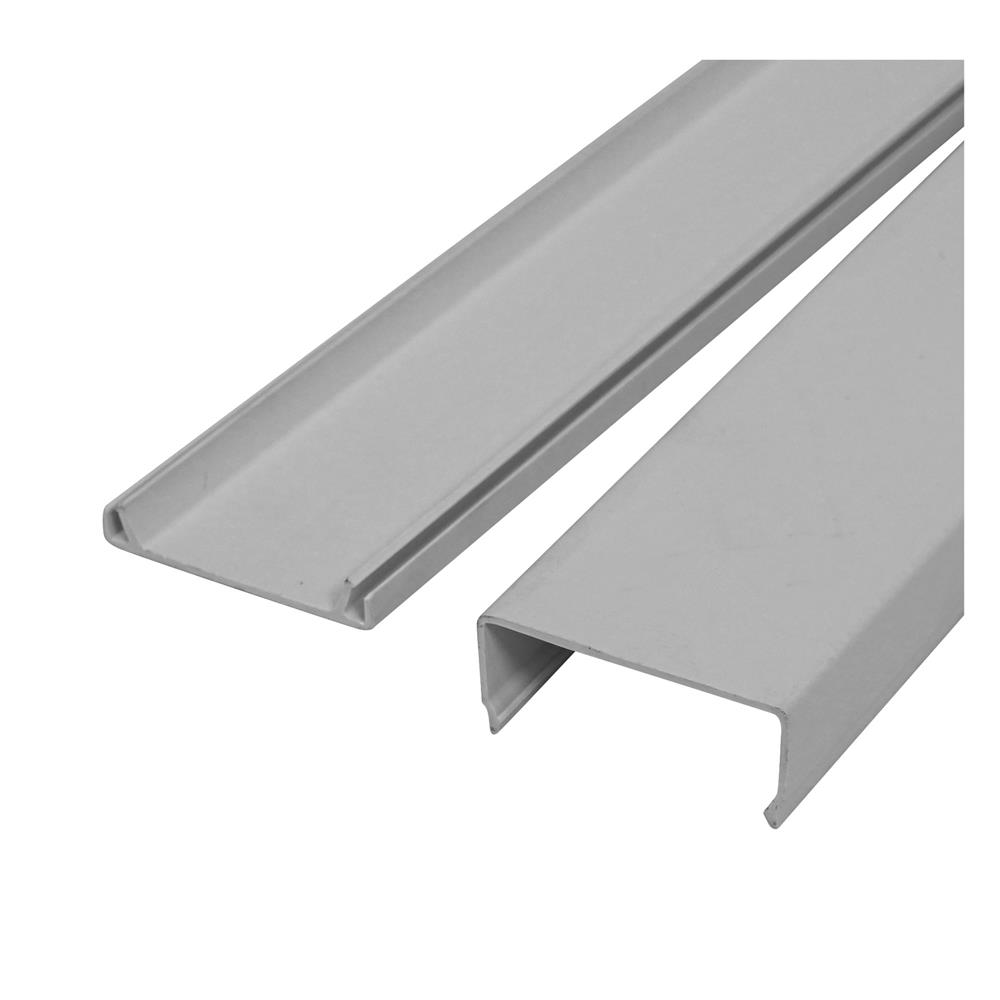 รางทรังกิ้ง ELECKTA 1.2x2.5 ซม. 2 เมตร สีเทา