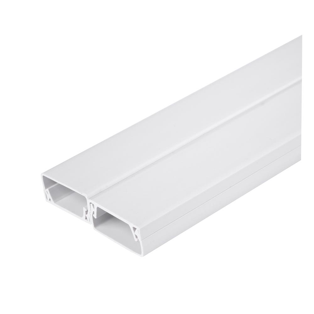 รางทรังกิ้ง ELECKTA 1.2x2.5 ซม.1 เมตร สีขาว แพ็ค 2 ชิ้น