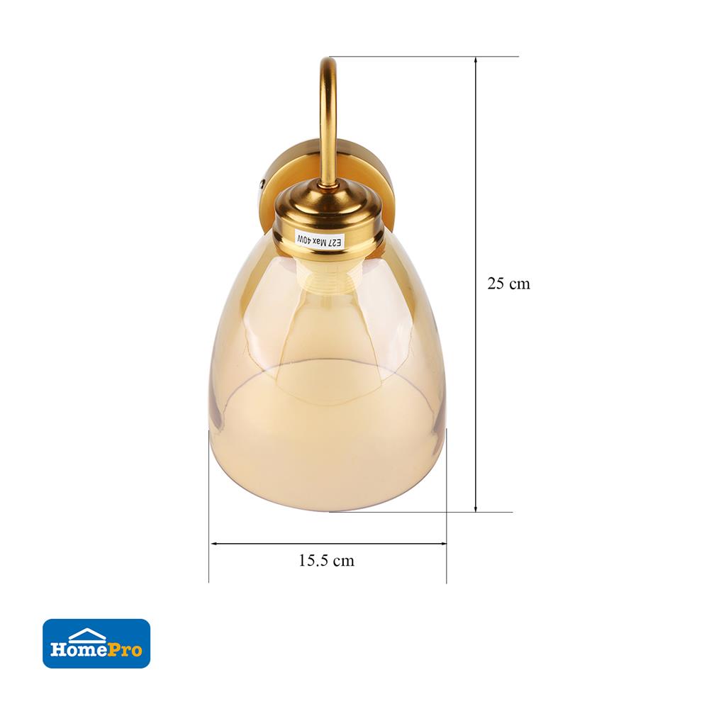 ไฟกิ่งภายใน CARINI TGB033 สีบรอนซ์ประกายทอง/ทอง 1 หัว