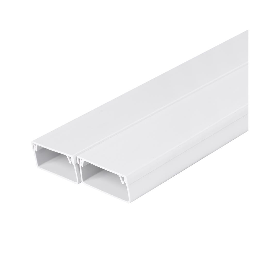 รางทรังกิ้ง ELECKTA 2x4 ซม. 1 เมตร สีขาว แพ็ค 2 ชิ้น