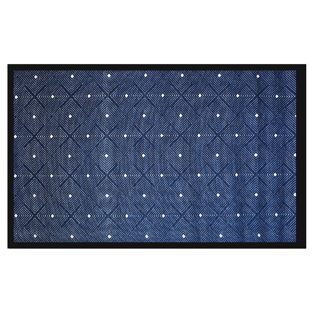 เสื่ออเนกประสงค์ PDM BRAND EASE 180x270 ซม. สีน้ำเงิน-ขาว