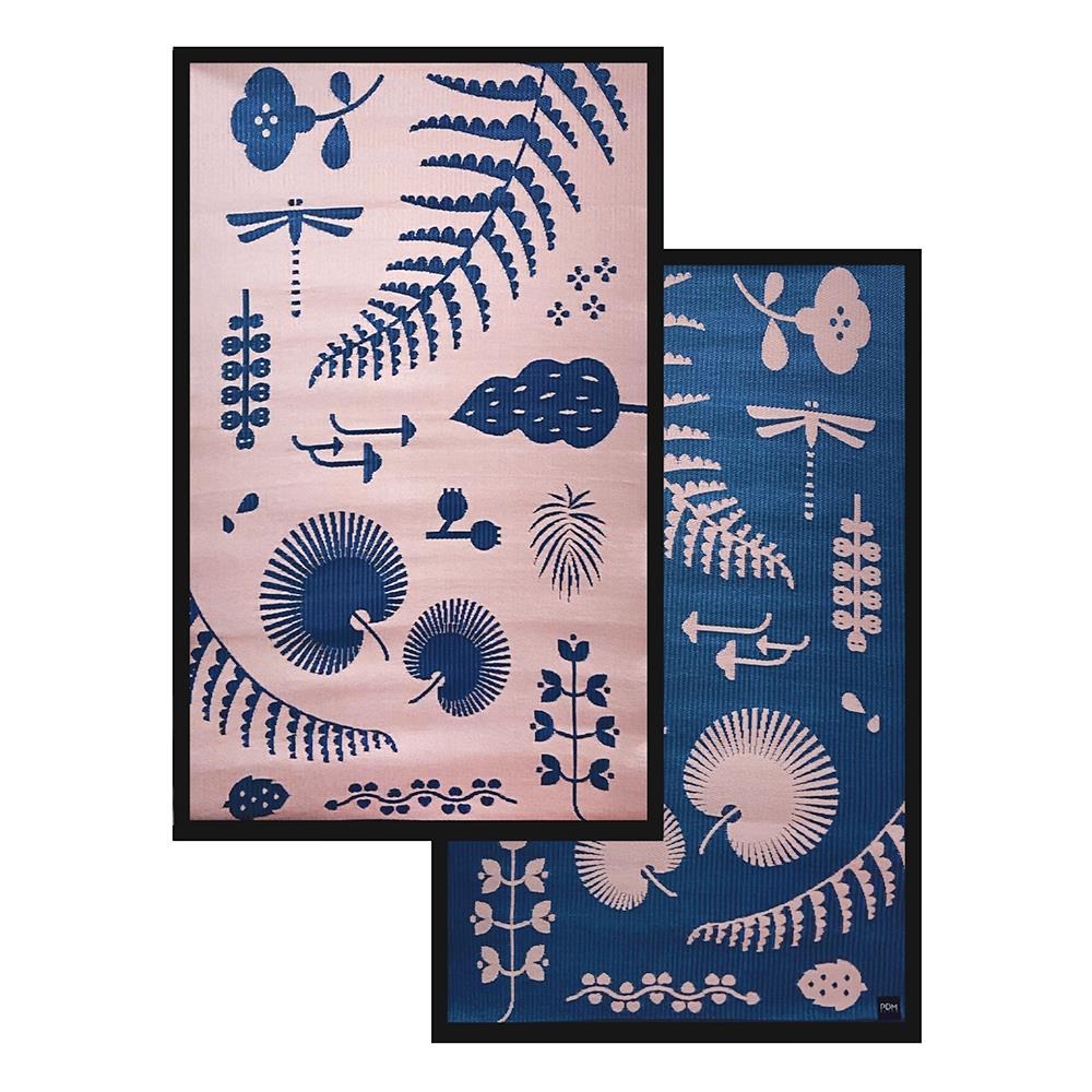 เสื่ออเนกประสงค์ PDM BRAND HORTUS 180x270 ซม. สีน้ำเงิน-ชมพู