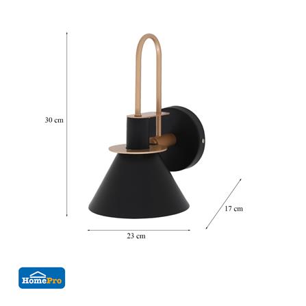 ไฟกิ่งภายใน CARINI TGB038 ดำ/ทอง 1 หัว_3