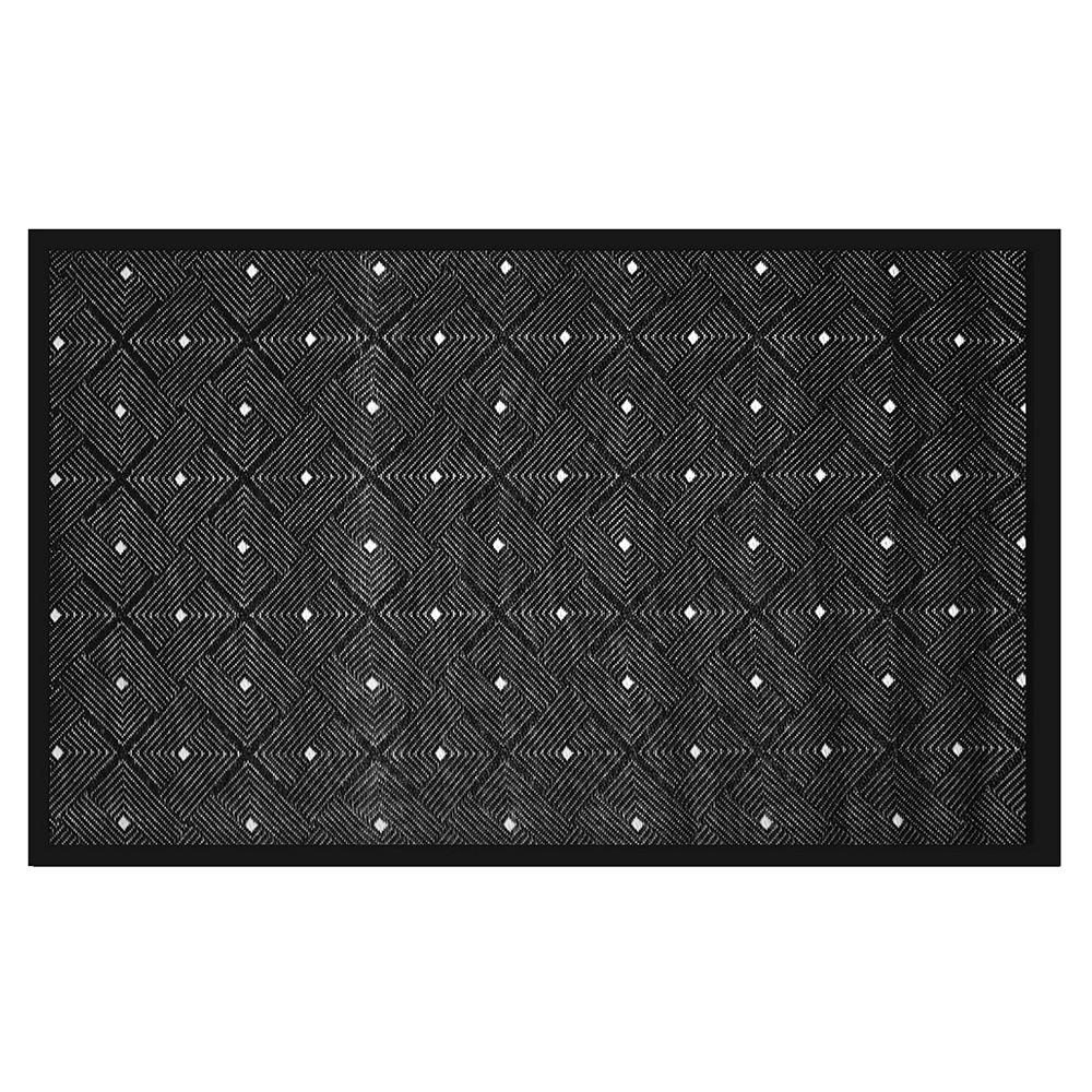 เสื่ออเนกประสงค์ PDM BRAND EASE 180X270 ซม. สีดำ-ขาว