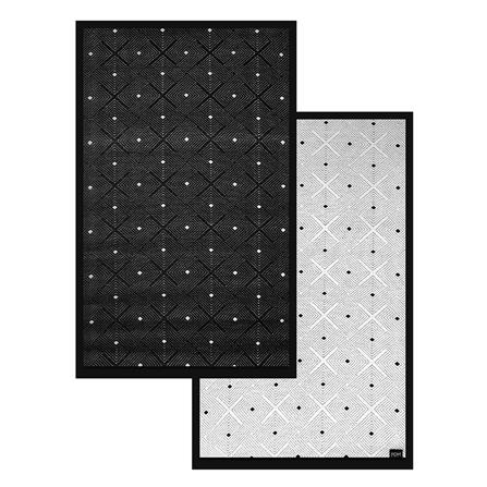 เสื่ออเนกประสงค์ PDM BRAND EASE 180X270 ซม. สีดำ-ขาว_3