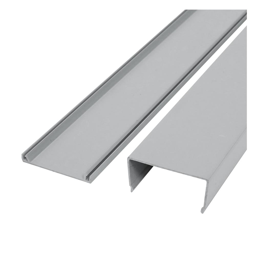 รางทรังกิ้ง ELECKTA 2.5x5 ซม. 2 เมตร สีเทา