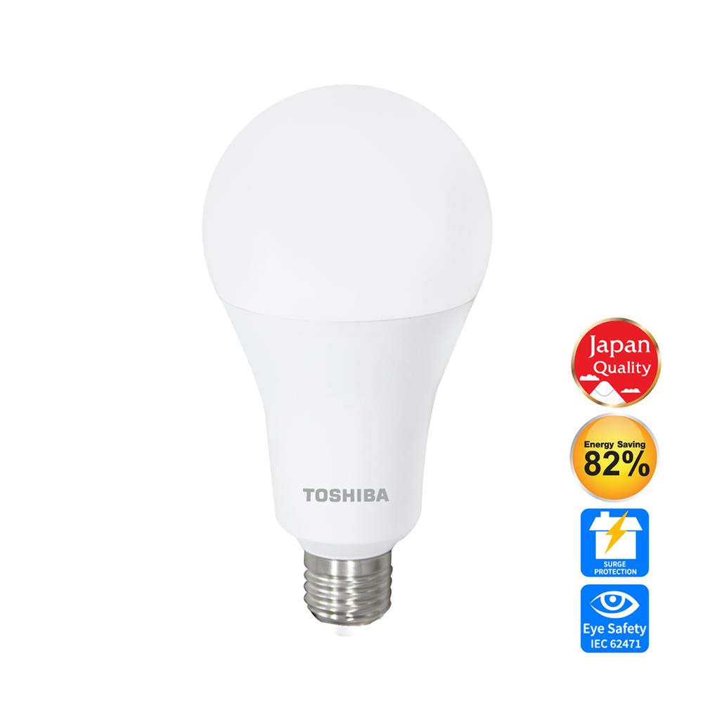 หลอด LED TOSHIBA BULB A80 18 วัตต์ DAYLIGHT E27