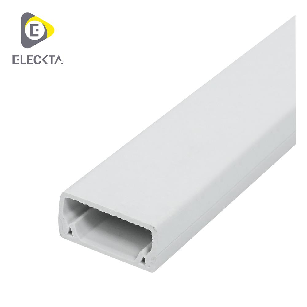รางทรังกิ้ง ELECKTA 1x2 ซม. 2 เมตร สีขาว