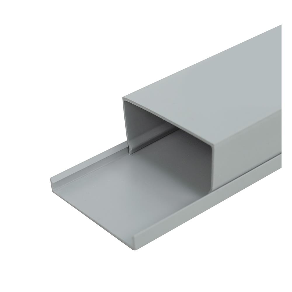 รางไวร์เวย์ PVC ELECKTA 4x8 ซม. 2 เมตร สีเทา