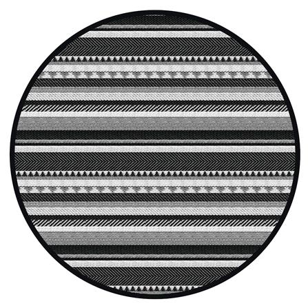 เสื่ออเนกประสงค์ PDM BRAND INARI 170x170 ซม. สีดำ-ขาว_0