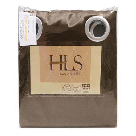 ผ้าม่าน EYELET HOME LIVING STYLE LIANA UV 130X160 ซม. สีน้ำตาล_4