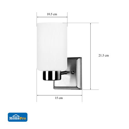 ไฟกิ่งภายใน CARINI 5002-1W SN สีขาว/เงิน 1 หัว_4