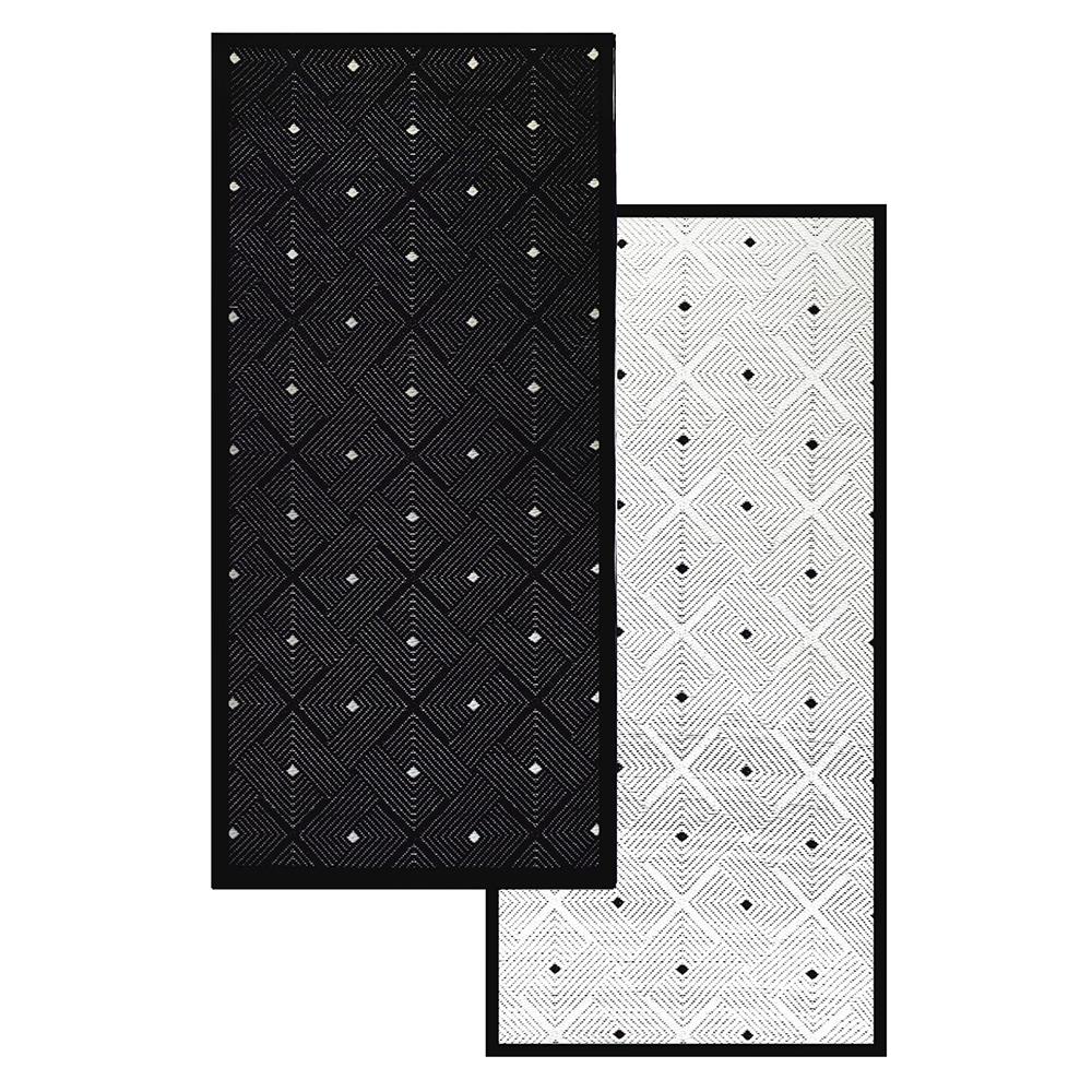 เสื่ออเนกประสงค์ PDM BRAND EASE 90x200 ซม. สีดำ-ขาว