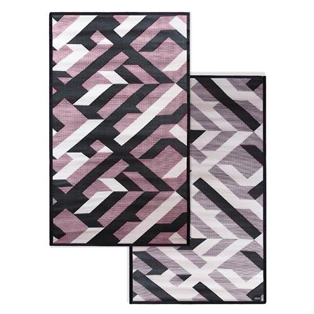 เสื่ออเนกประสงค์ PDM BRAND AVALON 150x240 ซม. สีชมพู-ดำ_3