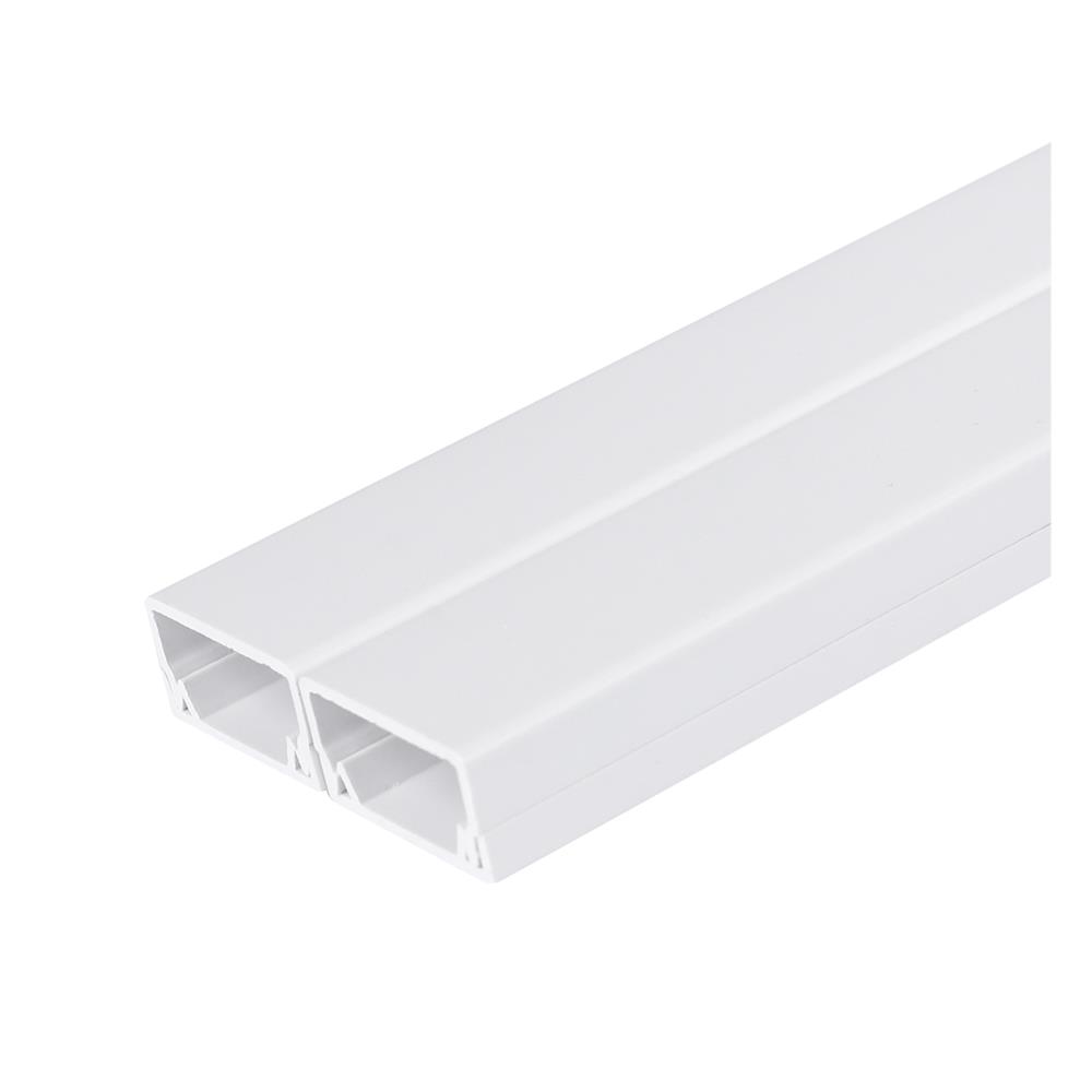 รางทรังกิ้ง ELECKTA 1x2 ซม. 1 เมตร สีขาว แพ็ค 2 ชิ้น