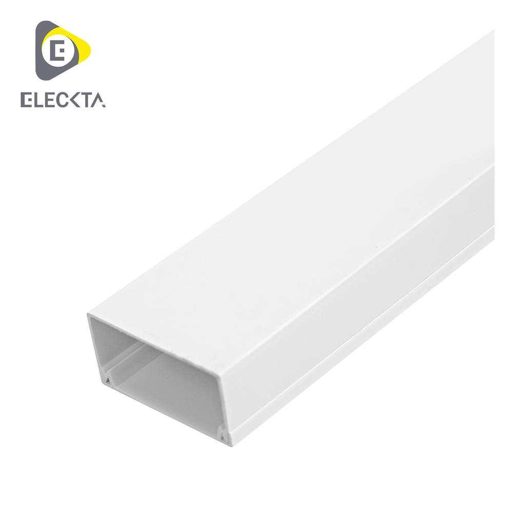 รางทรังกิ้ง ELECKTA 2.5x5 ซม. 2 เมตร สีขาว