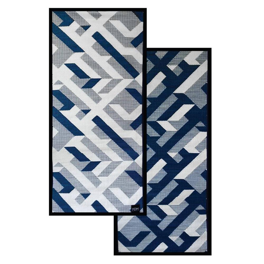 เสื่ออเนกประสงค์ PDM BRAND AVALON 90x200 ซม. สีน้ำเงิน-ขาว