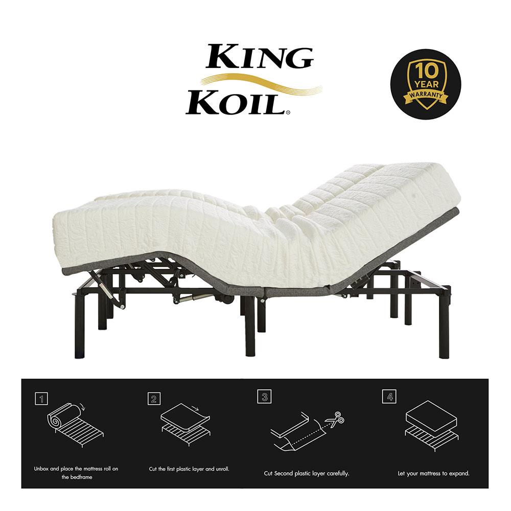 ที่นอน 6 ฟุต KINGKOIL ELECTRA พร้อมชุดเครื่องนอน 11 ชิ้น