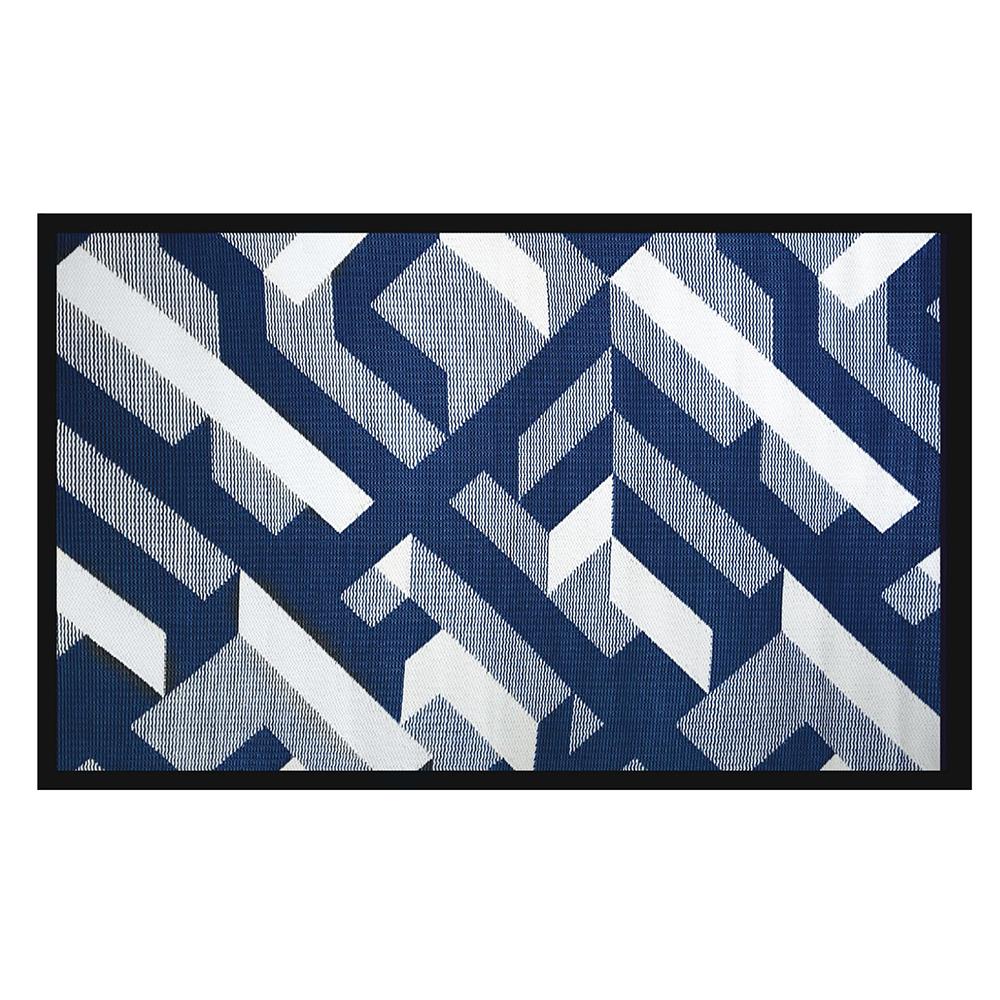 เสื่ออเนกประสงค์ PDM BRAND AVALON 150x240 ซม. สีน้ำเงิน-ขาว