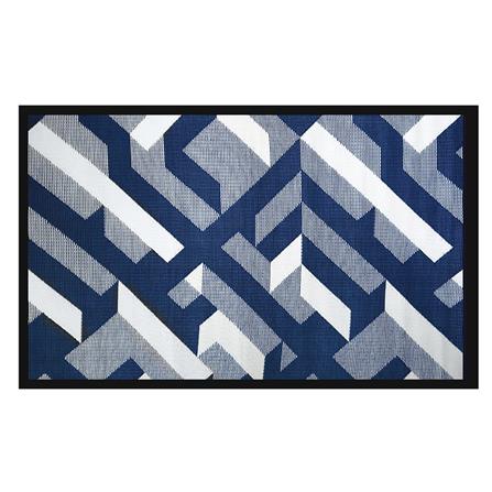 เสื่ออเนกประสงค์ PDM BRAND AVALON 150x240 ซม. สีน้ำเงิน-ขาว