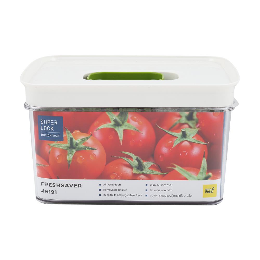กล่องจัดเก็บในตู้เย็นซ้อนได้19x14x11cm.KECH