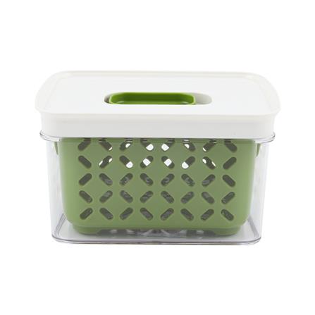 กล่องจัดเก็บในตู้เย็นซ้อนได้19x14x11cm.KECH_0