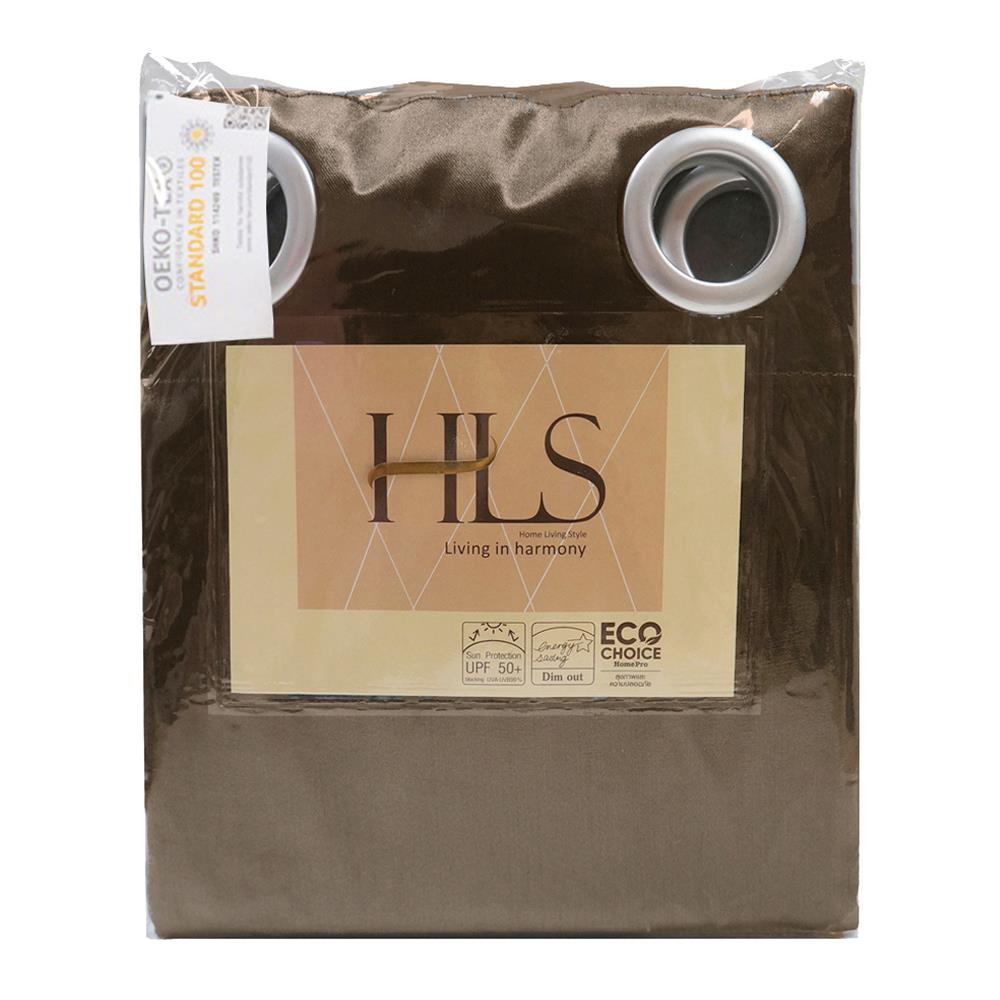 ผ้าม่าน EYELET HOME LIVING STYLE LIANA UV 130X220 ซม. สีน้ำตาล