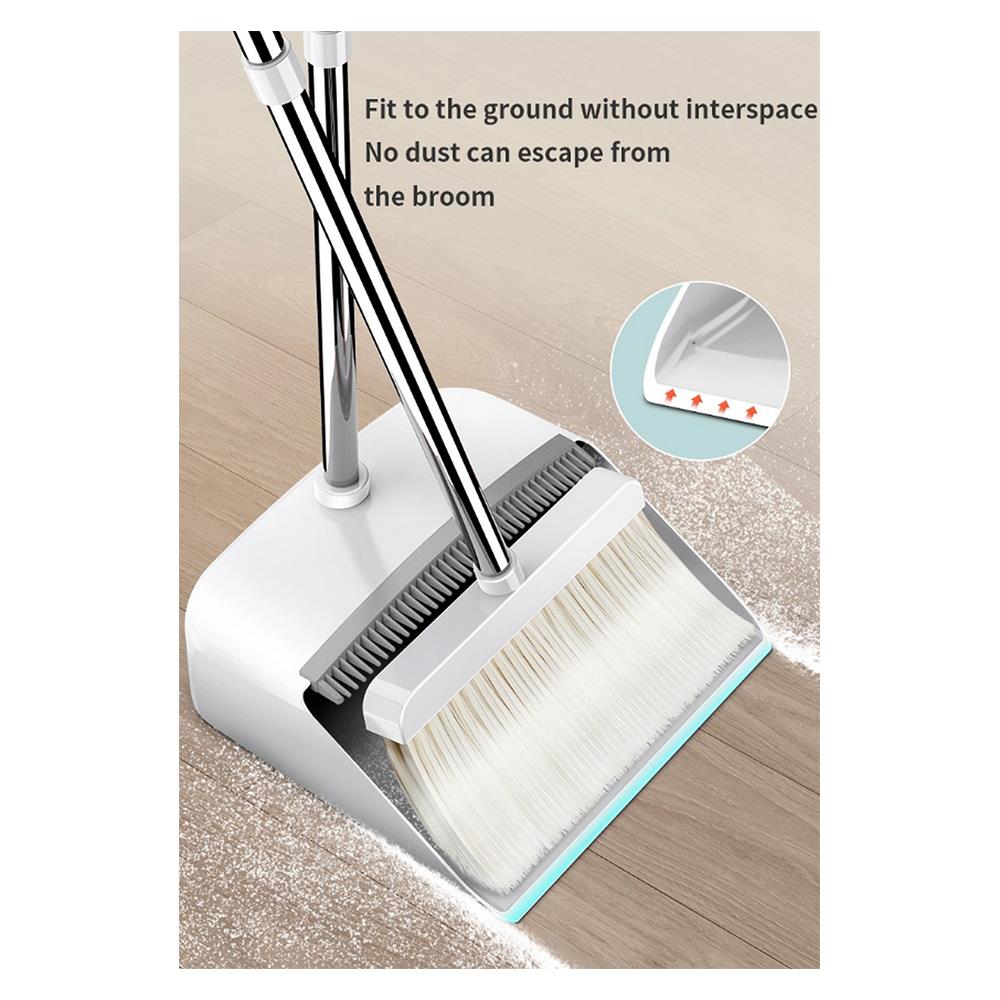 ชุดไม้กวาดที่โกยผงพร้อมยางไล่น้ำ 3 IN 1 ACCO NAMI 10 นิ้ว สีขาว