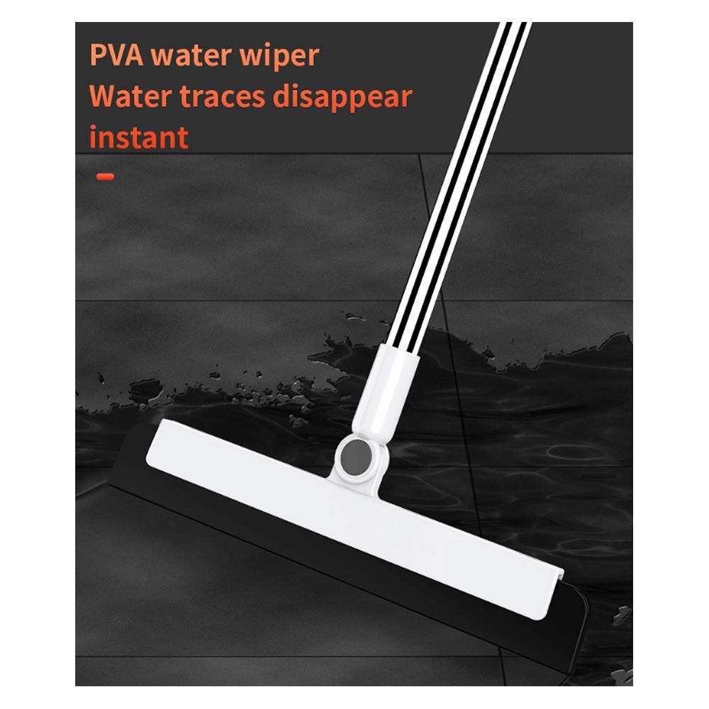 ชุดไม้กวาดที่โกยผงพร้อมยางไล่น้ำ 3 IN 1 ACCO NAMI 10 นิ้ว สีขาว