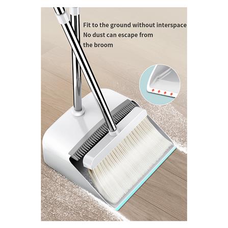 ชุดไม้กวาดที่โกยผงพร้อมยางไล่น้ำ 3 IN 1 ACCO NAMI 10 นิ้ว สีขาว_7