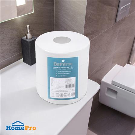 กระดาษชำระ BATH TIME JRT1PLY-600M-3 600 ม. แพ็ค 3 ชิ้น_3