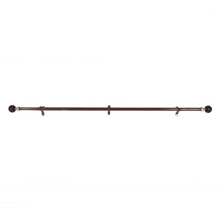 รางอะลูมิเนียม ยืดหด HOME LIVING STYLE STENCIL 110-200 ซม. สีไม้โอ๊ค_1