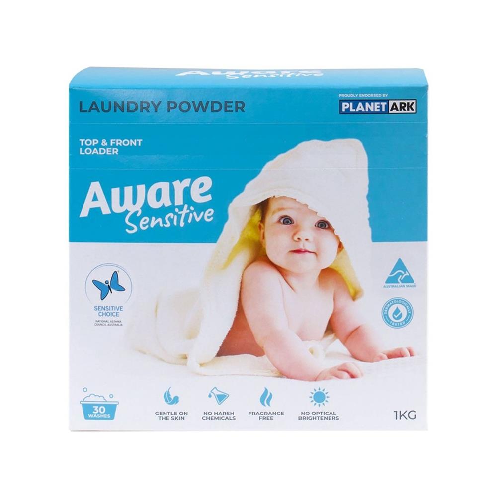 ผงซักฟอก AWARE SENSITIVE 1 กก.