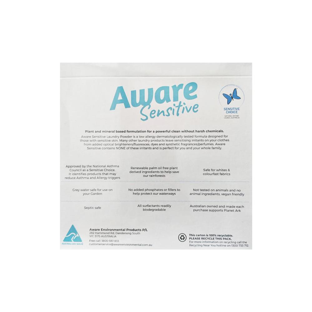 ผงซักฟอก AWARE SENSITIVE 1 กก.
