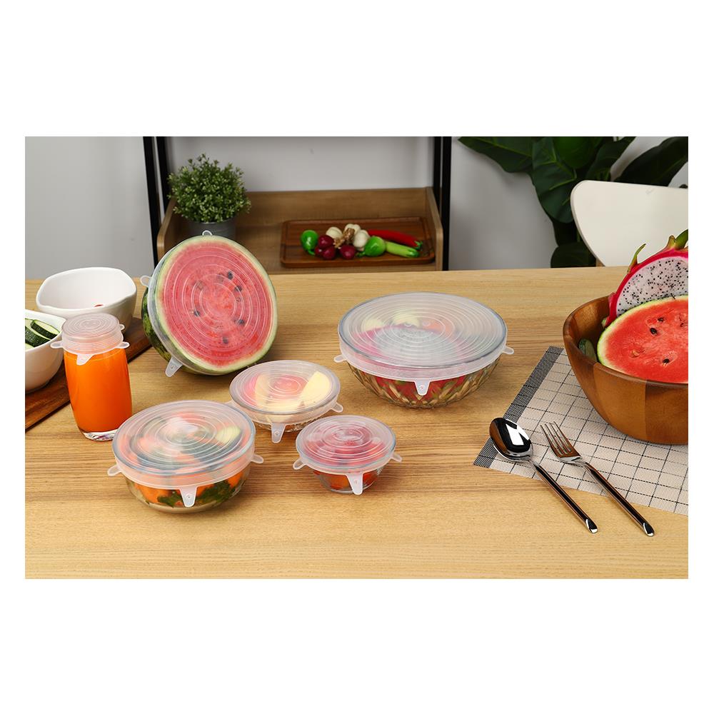 ซิลิโคนปิดภาชนะ KECH 6 ชิ้น/ชุด