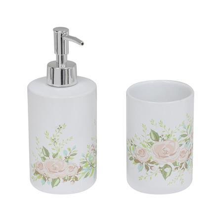 กระปุกห้องน้ำเซรามิก MOYA CE2658AA-2 ลายดอกไม้_0