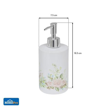 กระปุกห้องน้ำเซรามิก MOYA CE2658AA-2 ลายดอกไม้_2