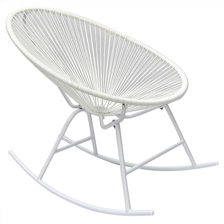 เก้าอี้พักผ่อน SPRING ROCKING TRENDY สีขาว_3
