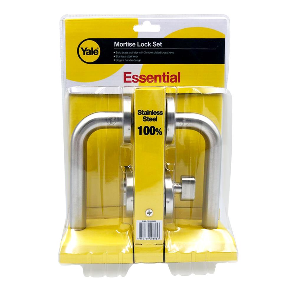 มือจับก้านโยกห้องทั่วไป MORTISE  YALE EYML-YK-SN006SS สีสเตนเลส