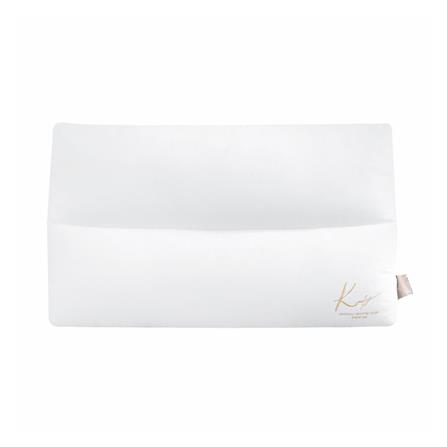 หมอนสุขภาพ ใยสังเคราะห์ KOMFY KRAFTED KONTOUR ไซส์ M 16x27 นิ้ว สีขาว_1