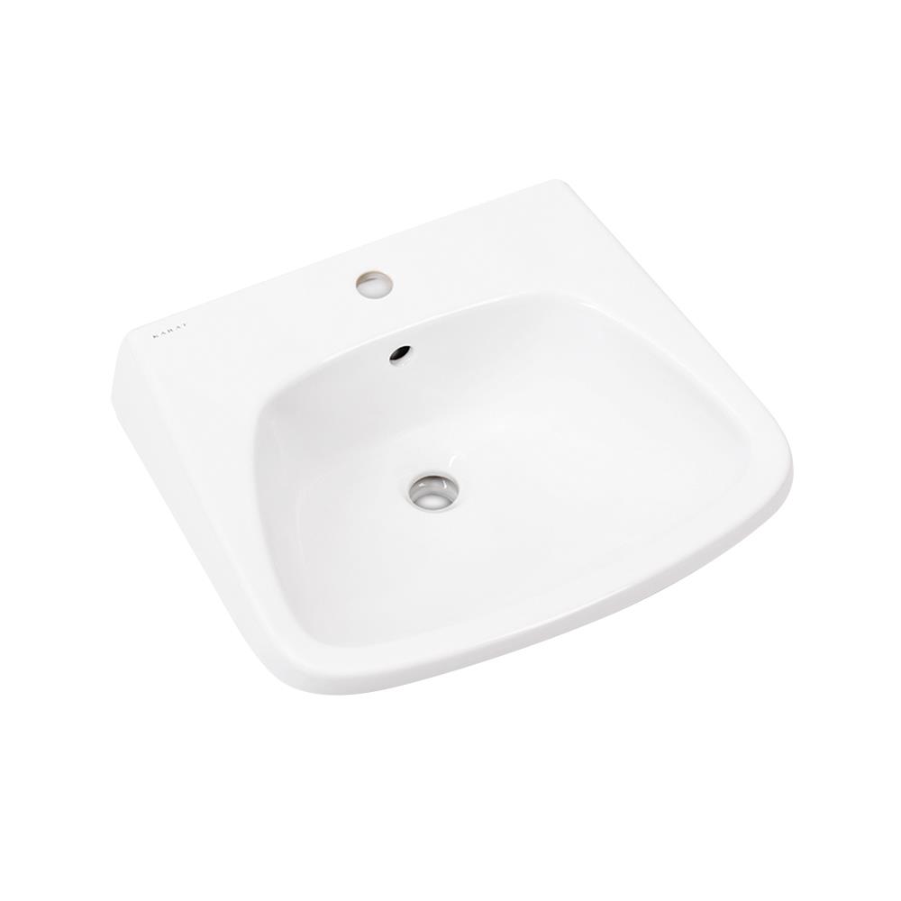 อ่างล้างหน้าแขวน KARAT K-24499X-1-WK สีขาว