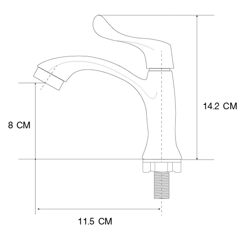 ก๊อกอ่างล้างหน้าเดี่ยว LUZERN DL-5906