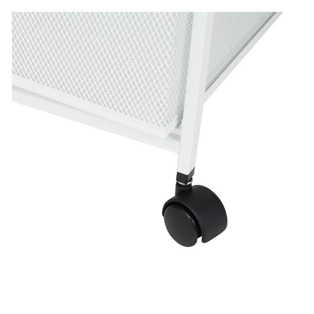 ชั้นลิ้นชักเหล็ก 3 ชั้น STACKO BILA 35.5x37.5x56 ซม. สีขาว